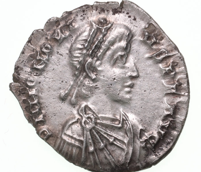 Honorius AD 393-423 Silver Siliqua Milan The Colkirk Hoard