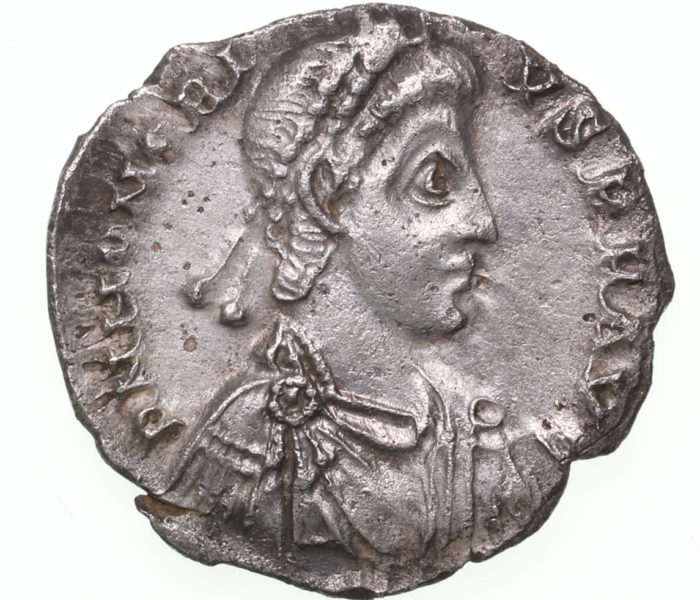 Honorius AD 393-423 Silver Siliqua Milan The Colkirk Hoard