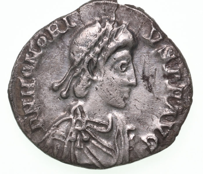 Honorius AD 393-423 Silver Siliqua Milan The Colkirk Hoard