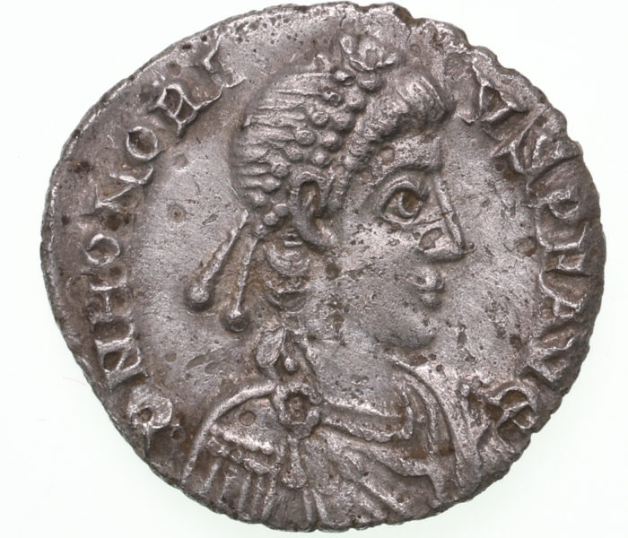 Honorius AD 393-423 Silver Siliqua Milan The Colkirk Hoard