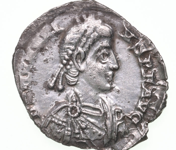 Honorius AD 393-423 Silver Siliqua Milan The Colkirk Hoard