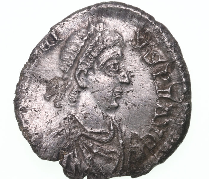 Honorius AD 393-423 Silver Siliqua Milan The Colkirk Hoard