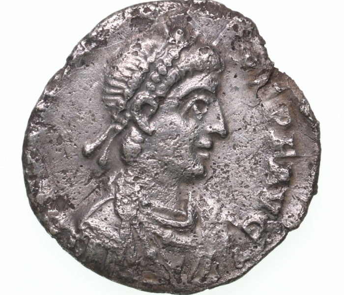 Honorius AD 393-423 Silver Siliqua Milan The Colkirk Hoard