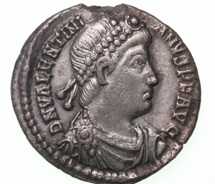 Valentinian I AD 364-375 Silver Siliqua Trier The Colkirk Hoard