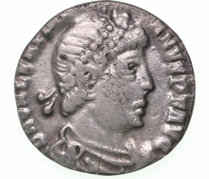 Valentinian I AD 364-375 Silver Siliqua Trier The Colkirk Hoard