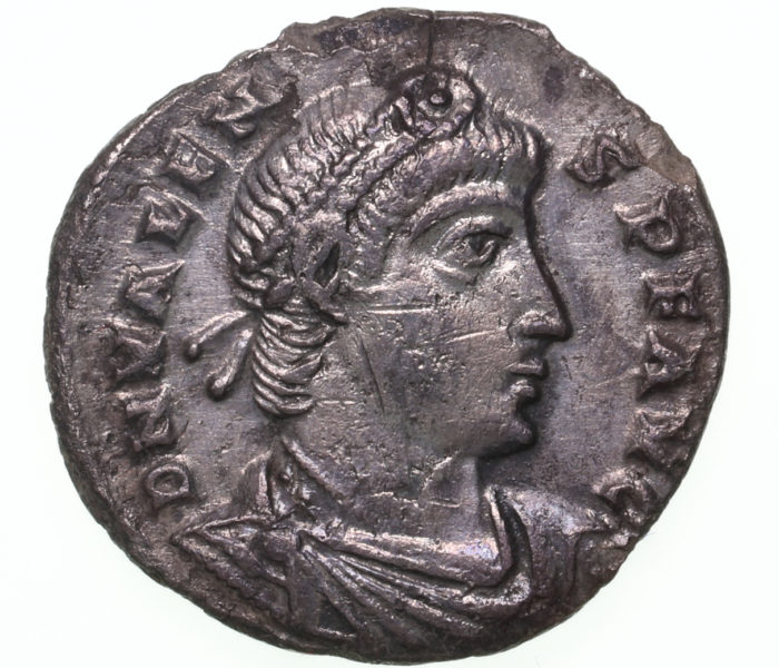 Valens AD 364-378 Silver Siliqua Rome The Colkirk Hoard