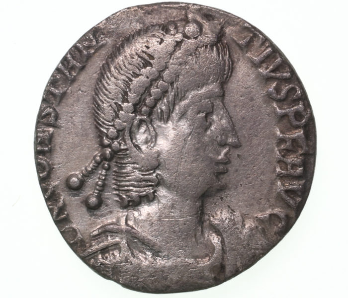 Constantius II AD 337-361 Silver Siliqua Arles The Colkirk Hoard