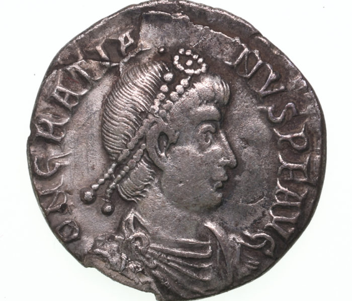 Gratian AD 367-383 Silver Siliqua Aquiliea The Colkirk Hoard