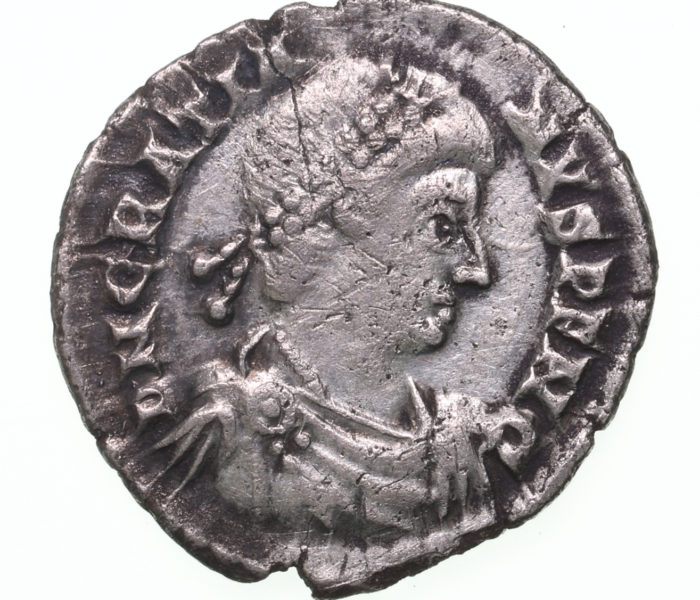 Gratian AD 367-383 Silver Siliqua Trier The Colkirk Hoard