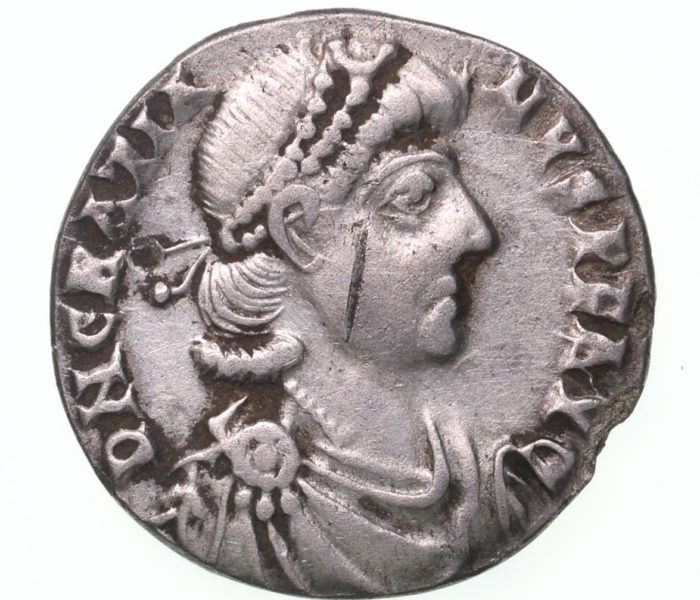 Gratian AD 367-383 Silver Siliqua Trier The Colkirk Hoard