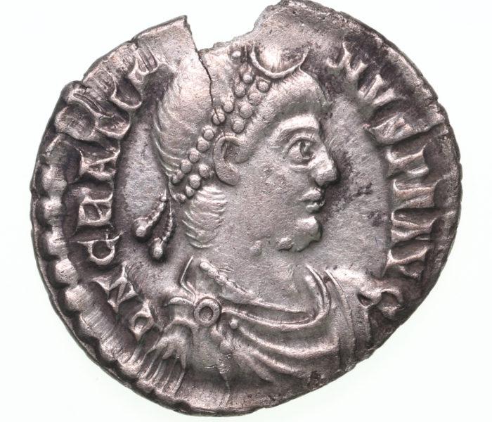 Gratian AD 367-383 Silver Siliqua Trier The Colkirk Hoard