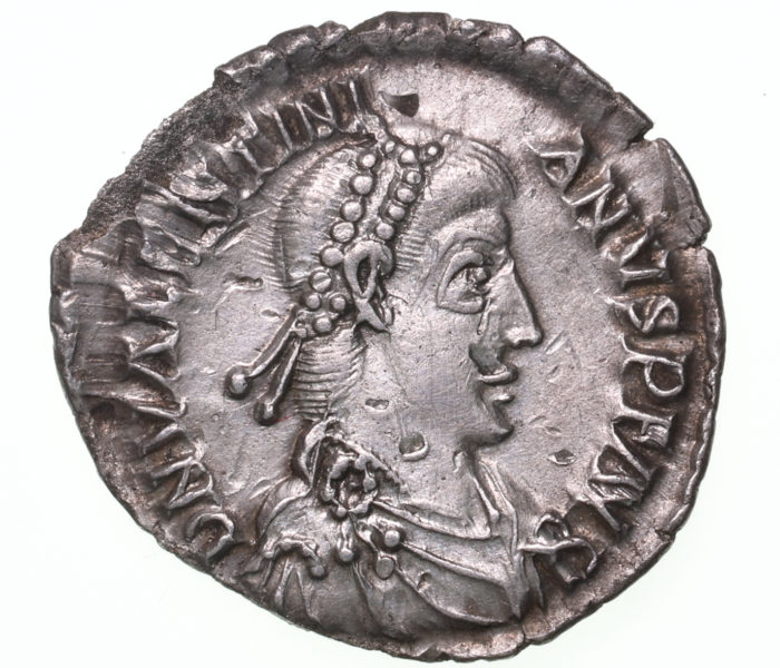 Valentinan II AD 375-392 Silver Siliqua Trier The Colkirk Hoard