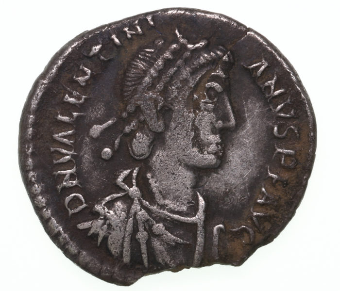 Valentinan II AD 375-392 Silver Siliqua Trier The Colkirk Hoard