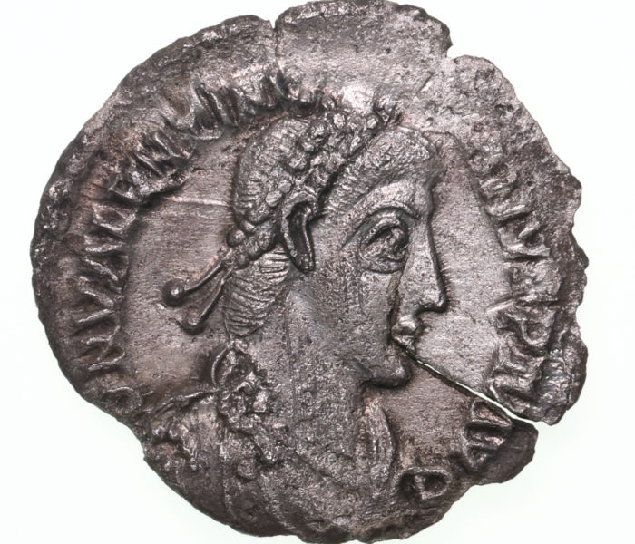 Valentinan II AD 375-392 Silver Siliqua Trier The Colkirk Hoard