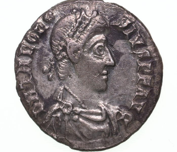 Theodosius I AD 379-395 Silver Siliqua Trier The Colkirk Hoard