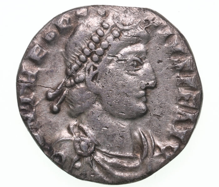 Theodosius I AD 379-395 Silver Siliqua Trier The Colkirk Hoard