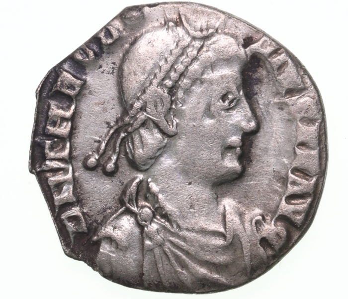 Theodosius I AD 379-395 Silver Siliqua Trier The Colkirk Hoard