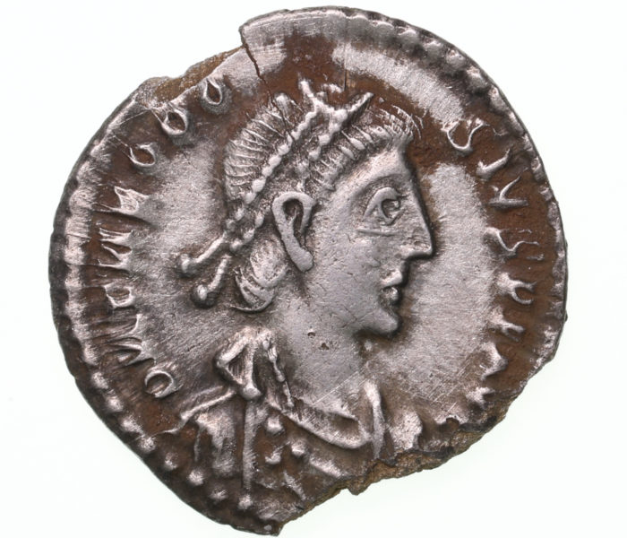 Theodosius I AD 379-395 Silver Siliqua Trier The Colkirk Hoard