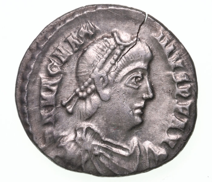 Magnus Maximus AD 383-388 Silver Siliqua Trier The Colkirk Hoard