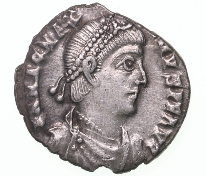 Magnus Maximus AD 383-388 Silver Siliqua Trier The Colkirk Hoard