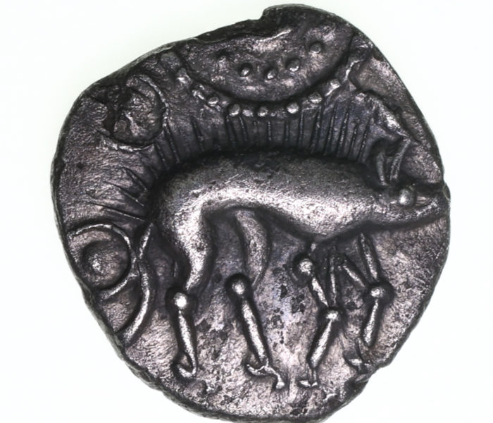 Corieltavi 1st Century BC Silver Unit Proto Boar no Spear