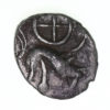 Corieltavi 1st Century BC Silver Half Unit Proto Boar Wheel type *Extremely Rare* - Image 2