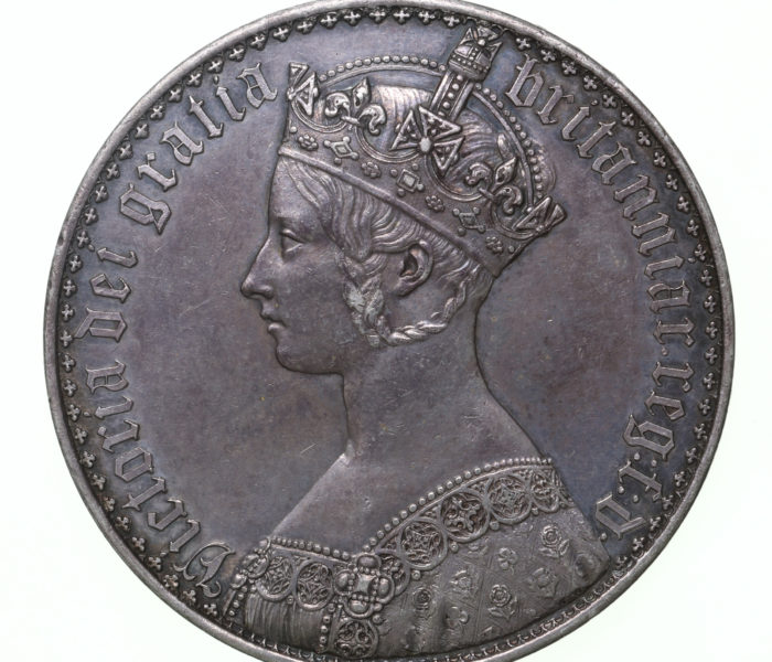 Victoria AD 1837-1901 Silver Gothic Crown AD 1847