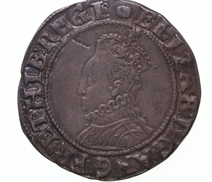 Elizabeth I AD 1558-1603 Silver Shilling 6th Issue