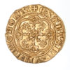 Edward III AD 1327-1377 Gold Quarter Noble Treaty Period London - Image 2