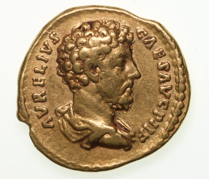 Marcus Aurelius as Caesar AD 161-180 Gold Aureus Rome