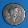 Julius Caesar 44 BC Silver Denarius Rome *Portrait type* - Image 3