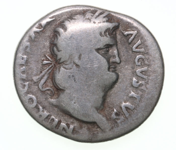 Nero AD 54-68 Silver Denarius