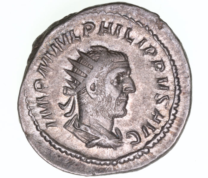 Philip I AD 244-249 Silver Antoninianus Antioch *Beachy Head 2 Hoard found in 1964*