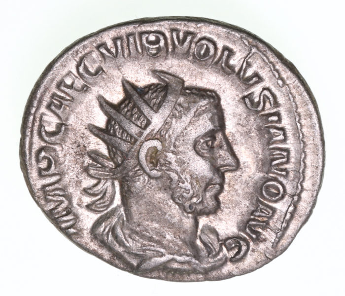 Volusian AD 251-253 Silver Antoninianus Rome *Beachy Head 2 Hoard found in 1964*