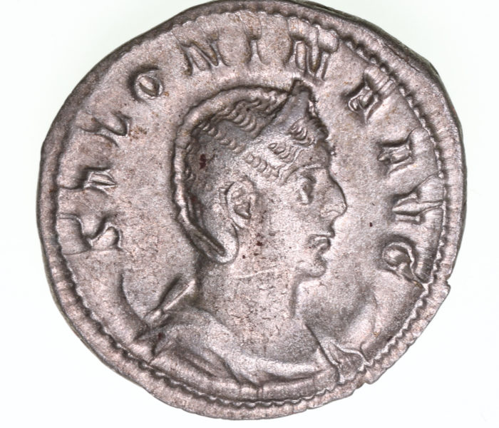 Salonina wife of Gallienus AD 253-268 Silver Antoninianus Lugdunum *Beachy Head 2 Hoard found in 1964*