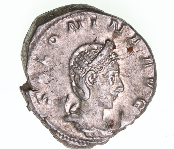 Salonina wife of Gallienus AD 253-268 Silver Antoninianus Cologne *Beachy Head 2 Hoard found in 1964*