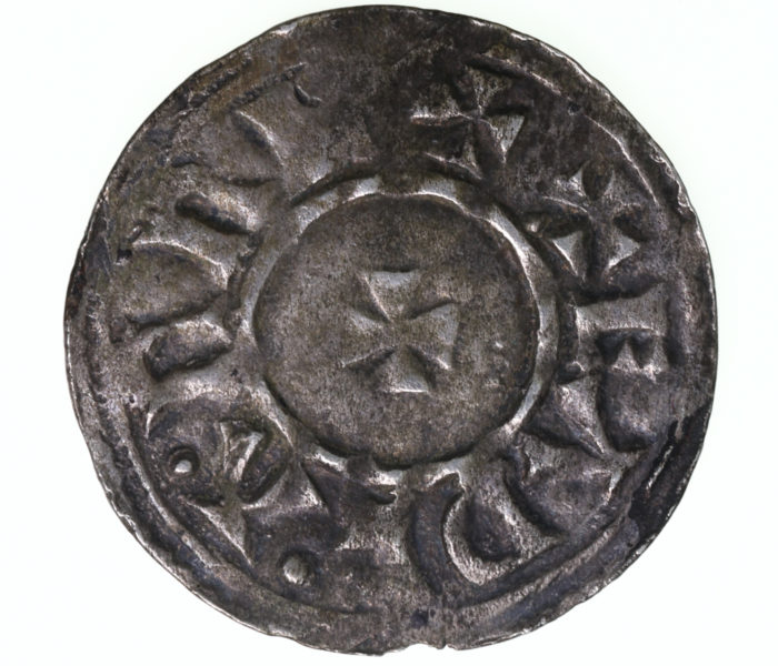 Eadgar AD 959-975 Silver Penny Small Cross Type Carthelm