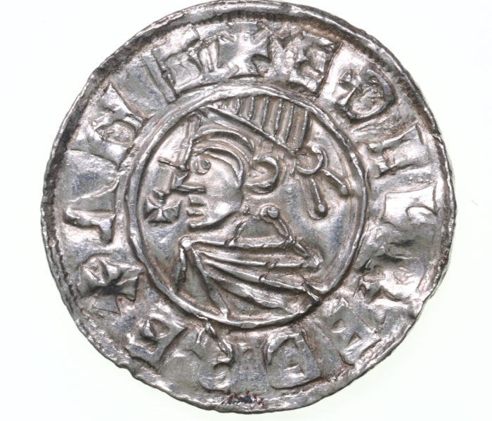 Aethelred II The Unready AD 978-1016 Silver Penny Last Small Cross type Lincoln