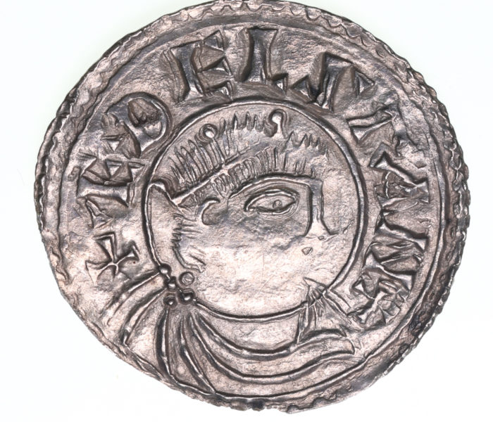 Aethelstan AD 924-939 Silver Penny Portrait type