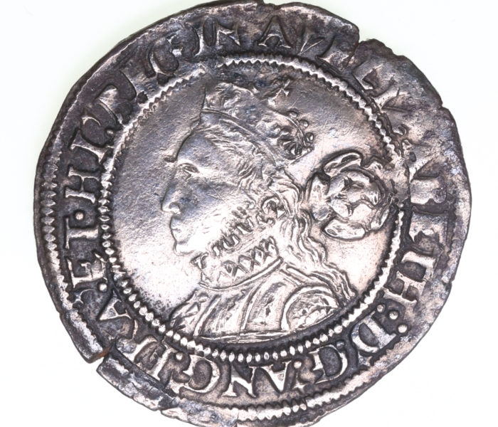 Elizabeth I AD 1558-1603 Silver Threepence AD 1561