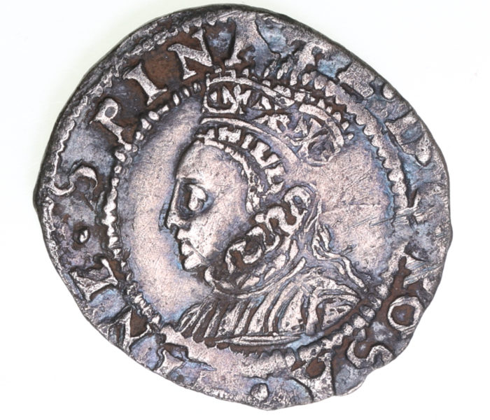 Elizabeth I AD 1558-1603 Silver Penny 5th issue