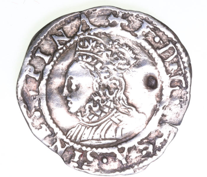 Elizabeth I AD 1558-1603 Silver Penny 2nd issue