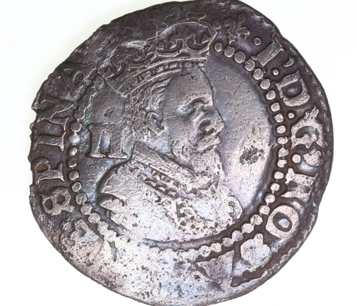 James I AD 1603-1625 Silver Halfgroat 1st issue