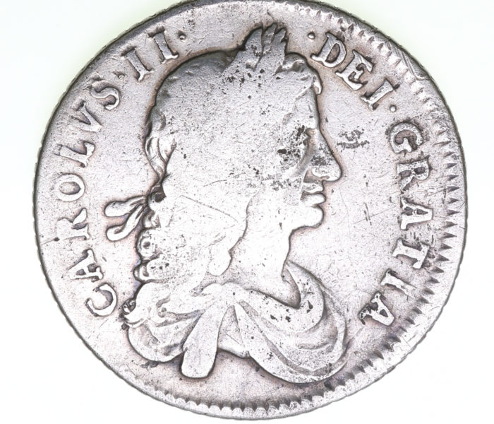 Charles II AD 1660-1685 Silver Shilling AD 1663