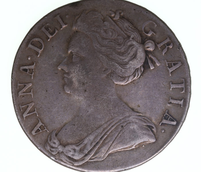 Anne AD 1702-1714 Silver Crown AD 1708