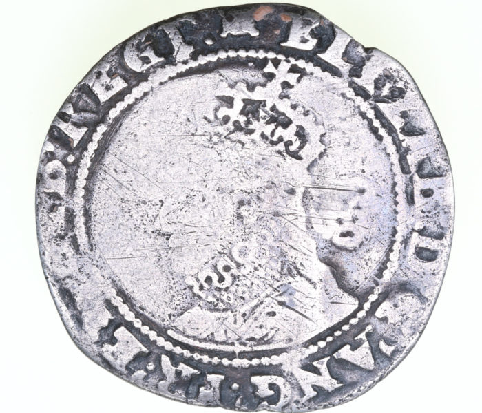 Elizabeth I AD 1558-1603 Silver Sixpenny AD 1595