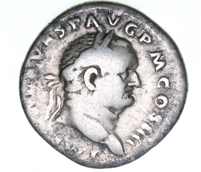 Vespasian AD 69-79 Silver Denarius Rome