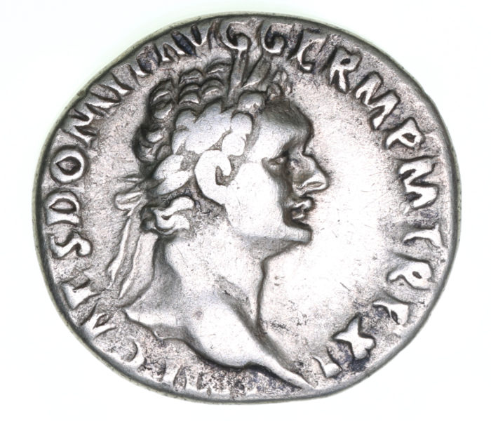 Domitian AD 81-96 Silver Denarius Rome