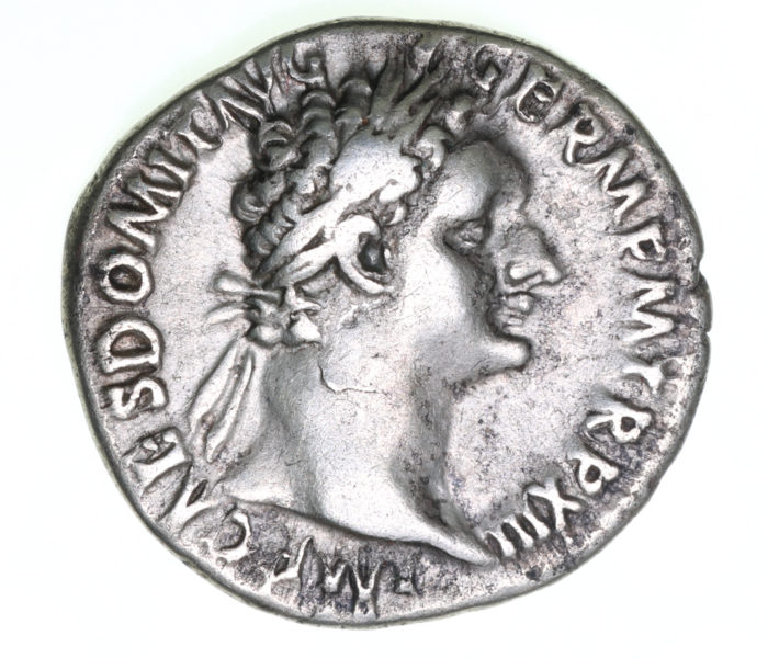 Domitian AD 81-96 Silver Denarius Rome