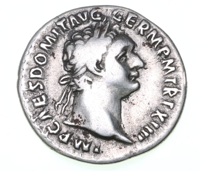 Domitian AD 81-96 Silver Denarius Rome